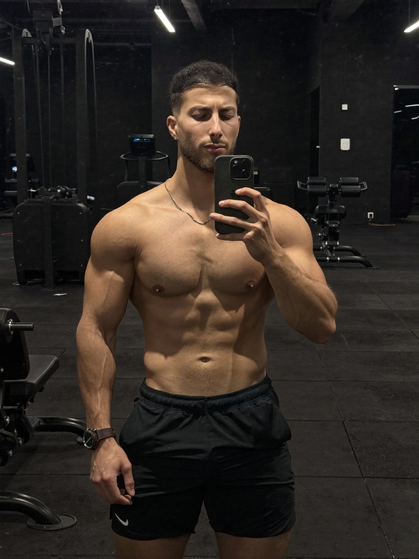 Anthony in the gym
